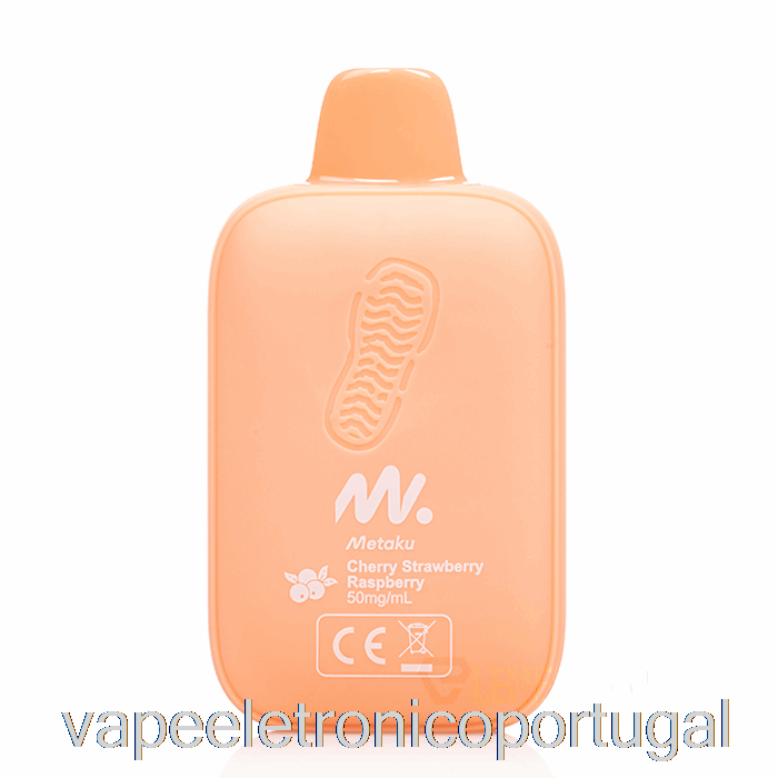 Vape Eletrônico Metaku Moonwalk 9000 Descartável Cereja Morango Framboesa